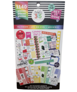 Me &amp; My Big Ideas Create 365 Rainbow Sticker Value Pack 1140 Pieces - $9.74