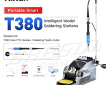 Aixun T380 Portable Smart Soldering Station 80W Compatible with T210/T11... - $236.31