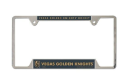Wincraft Vegas Golden Knights Hockey Bright Chrome License Plate Frame New NOS - £14.91 GBP
