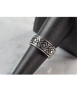 Mens Vintage Estate Sterling Silver Waldeck Johnson Ring 5.9g E3312 - €64,48 EUR