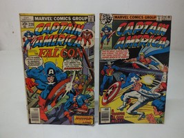 Lot of 2 Marvel Comic CAPTAIN AMERICA #220 April 1978 &amp; #229 January 1979 GD - £6.22 GBP