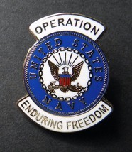 OPERATION ENDURING FREEDOM USN US NAVY LAPEL PIN BADGE 1 INCH - £4.41 GBP