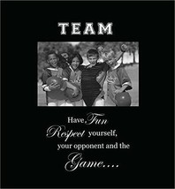 Infusion Gifts 3014-LB Team Engraved Photo Frames, Large, Black - £8.65 GBP