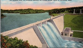 Norris Dam Near La Follette TN Postcard PC502 - £3.91 GBP
