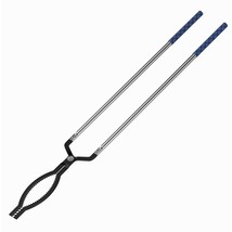 41&quot; Fireplace Tongs Log Grabber Heavy Duty Fire Tongs For Fire Pit Firep... - $56.99