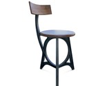 Art deco industrial dining chair iron solid wood chair rustic deco 497403 thumb155 crop