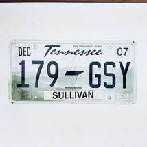 2007 United States Tennessee Sullivan County Passenger License Plate 179 GSY - £14.68 GBP