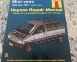Haynes Repair Manual #36004 Ford Aerostar Mini-Vans 1986 Thru 1997  - $13.85