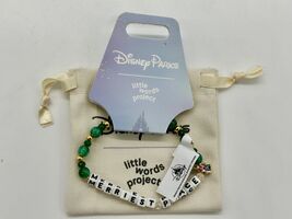 Disney Parks Little Words Project Merriest Place Friendship Bracelet LWP... - $778.89 MXN