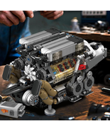 952 Pcs Visible W16 Internal Combustion Ohc Engine Motor Working Model D... - $109.69 CAD