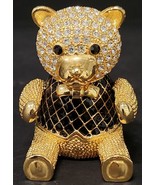 Bear Jeweled Trinket Box Excellent - $65.78 CAD