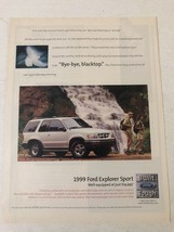 1999 Ford Explorer Sport Vintage Print Ad Advertisement pa25 - $7.91