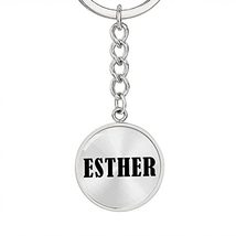 Esther v01 - Luxury Keychain Personalized Name - £24.05 GBP