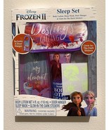 Disney FROZEN II New Sleep Set W/ Sleep Mask Glow Stickers Lotion Door H... - £8.66 GBP