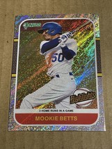 2021 Panini Donruss Mookie Betts Highlights Rapture Dodgers - $1.95