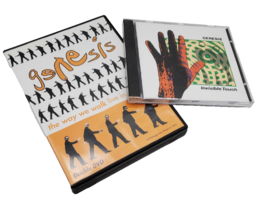 Genesis Live DVD They Walk, We Walk 2 DVD&#39;s + Invisible Touch CD Bundle - $19.79