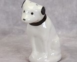 NIPPER RCA VICTOR Masters Voice Dog White w/Black Vintage NO Holes on top - $17.63