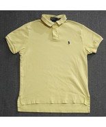 VTG Polo Ralph Lauren Shirt Adult Size MED Custom Fit Single Stitch STAI... - £8.75 GBP