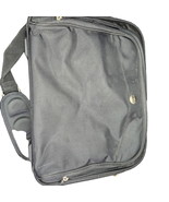 Dell Laptop Case Black Several Compartments Zip Close Shoulder Strap - $13.30