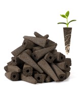 Hydroponic Sphagnum Cone Sponges Seedling Starters Germination Pack of 50 - £15.68 GBP
