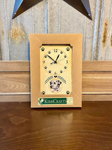 Hand Painted Slate Rock - Dalmatian Clock - $36.00