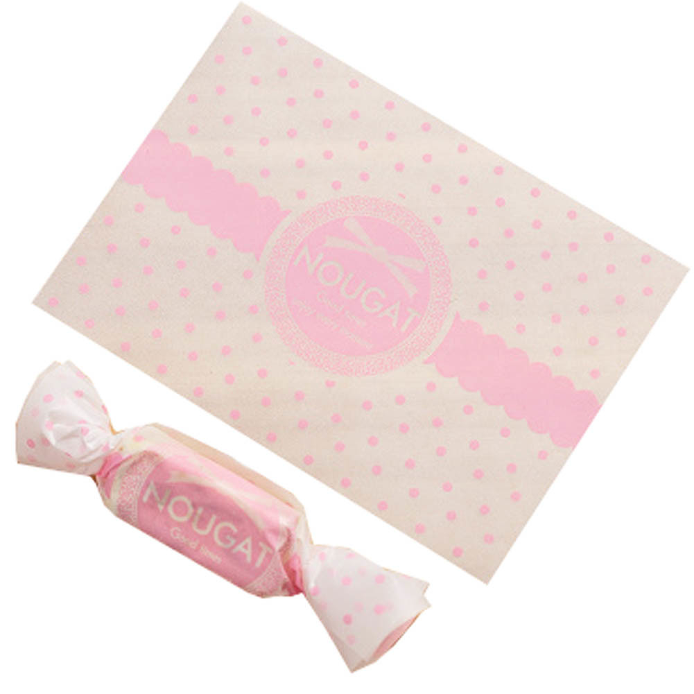 500PCS Candy Wrappers Caramel Wrappers Twisting Wax Paper 9x12.5cm, t