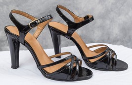Ernesto Esposito Mistral Black Patent Leather Lory Sole Heels 6.5 M (g25) - £118.69 GBP