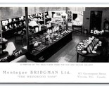 Montague Bridgman Wedgwood China Shop Victoria BC Canada UNP B&amp;W Postcar... - $6.88