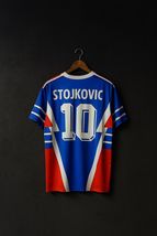 Yugoslavia 1990 Home Short Sleeve Shirt Name Set STOJKOVIC#10 - €29,87 EUR