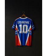 Yugoslavia 1990 Home Short Sleeve Shirt Name Set STOJKOVIC#10 - $33.25