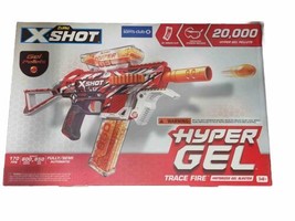 NIB X-Shot Hyper Gel Trace Fire Blaster with 20,000 gel pellets NEW SEALED BOX - £26.82 GBP