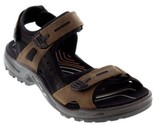 Ecco Mens Yucatan Brown / Black Sport Sandals Size 42 US 8-8.5 - £34.89 GBP