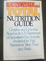 Total Nutrition Guide by Jean Carper (1987) Paperback - £3.84 GBP
