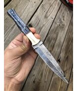 Damascus Dagger Special Forces Fixed Knife double-edged Tactical Surviva... - $23.72