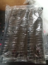 Vintage Rollers Curlers Mesh Rollers Plastic Pins 897AW - £12.95 GBP