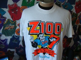 Vinage 90s Z100 Music Radio Station New York City 1990  Tour T Shirt XL - £70.24 GBP