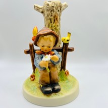 Hummel Figurine Candle Holder 678 &quot;She Loves Me Not&quot; Figurine 6.25&quot; Signed  - $69.25