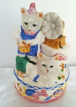 Heritage Mint Vintage Music Box Plays in The Mood Cats Playing Around - £19.30 GBP