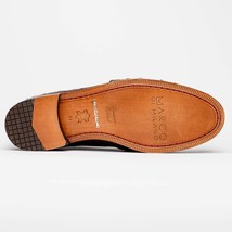 Aubiere Genuine Ostrich Quill Dress Tassel Loafers Brown image 5