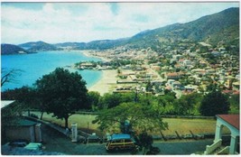 Postcard Charlotte Amalie From Bluebeard&#39;s Castle St Thomas US Virgin Islands - £4.01 GBP