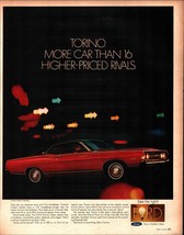 1968 Ford Motor Company Torino More Car Than 16 Higher Rivals Vintage Print Ad - $26.92
