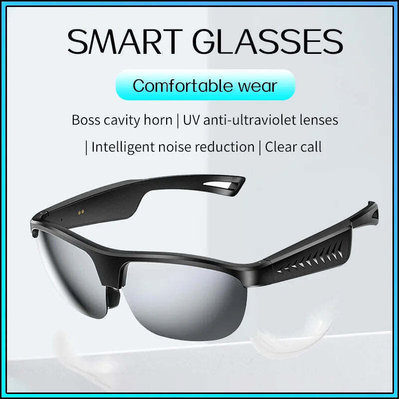 Smart Bluetooth Sunglasses Open Ear Wireless Headset - $50.99