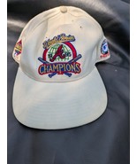 1995 Atlanta Braves MLB World Series Hat Cap Lid White New Era Maddux Gl... - $59.39