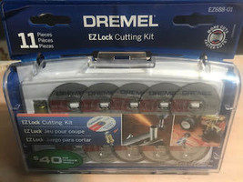 Dremel EZ Lock 11 piece cutting kit  - metal, plastic, wood, tubing, she... - £15.72 GBP