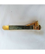 Vintage Cigar Cutter/Punch w/Box Opener and Emerald Colored Handle - £75.55 GBP