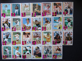 1984 Topps San Diego Padres Team Set of 27 Baseball Cards - £3.92 GBP