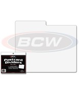 10X BCW Postcard Dividers - £26.08 GBP
