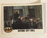 Batman 1989 Trading Card #54 Outside City Hall - $1.97
