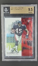 2002 Topps Pristine 94 T. J. TJ Duckett RC Rookie /999 BGS 9.5 with 10 Centering - £18.94 GBP