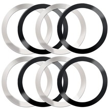 8 Pack Universal Metal Rings Sticker Compatible For Magsafe Magnetic Wireless Ch - £10.37 GBP